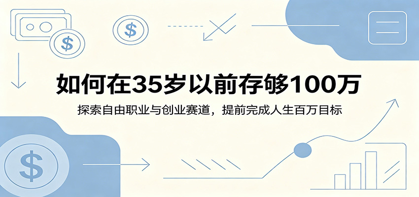 如何在35岁以前存够100万：探索自由职业与创业赛道，提前完成人生百万目标-啥好玩测试站点